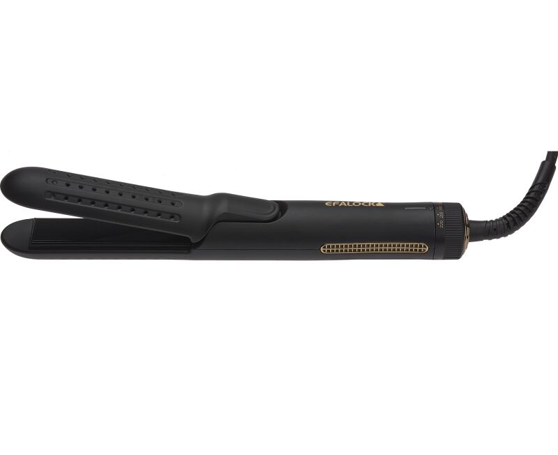 Efalock Professional Flach-Gebogenes Stylingbügeleisen – Perfekt Für Locken & Wellen, Mit Keramikbeschichtung
