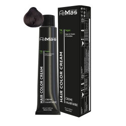 FemMas Hair Color Cream 100ml Haarfarbe Hellbraun Ultra Intensiv 5.00