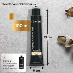 FemMas Haarfarbe und Oxycreme je 100ml Hellblond 8 Oxycreme 3%
