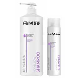 Femmas No Yellow Shampoo gegen Gelbstich 1000 ml + 300 ml...