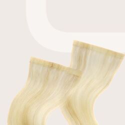 Doublehair Tape Extensions + Clip Application Länge u. Volumen 40 cm