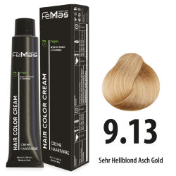 FemMas Hair Color Cream 100ml Haarfarbe Sehr Hellblond...