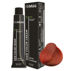 FemMas Hair Color Cream 100ml Haarfarbe Dunkelblond Kupfer Int. 6.44