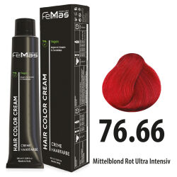 FemMas Hair Color Cream 100ml Haarfarbe Mittelblond Rot...