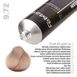 FemMas Hair Color Cream 100ml Sehr Hellblond Sandviolett 9.72