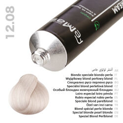FemMas Hair Color Cream 100ml Haarfarbe Spezial Blond Perlblond 12.08