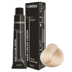 FemMas Hair Color Cream 100ml Haarfarbe Spezial Blond Beige 12.13
