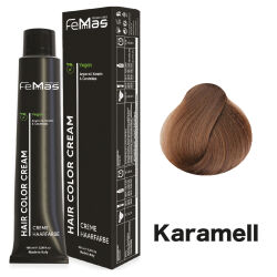 FemMas Hair Color Cream 100ml Haarfarbe Pure&Mix Karamell