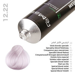 FemMas Hair Color Cream 100ml Haarfarbe Spezial Blond Violett 12.22