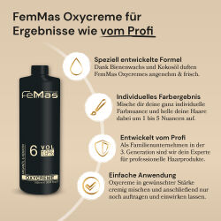 Femmas Oxycreme Farbentwickler, Oxidant1000ml | 6%